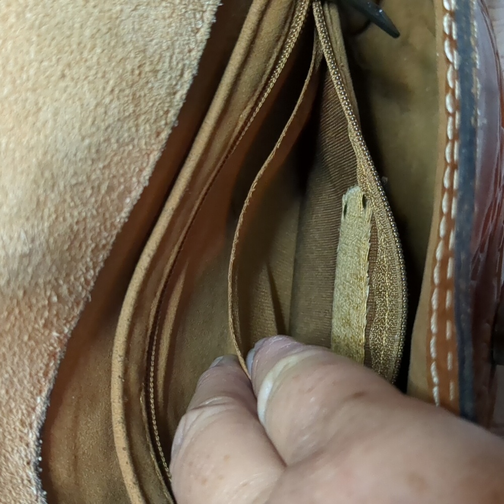 Patricia Nash Leather Tooled Cross Body‎ Purse - Picture 4 of 8